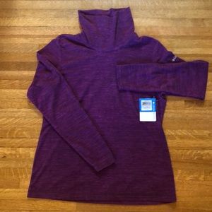 NWT Columbia Lightweight Fleece Pullover - Fushia Purple - Women's L
